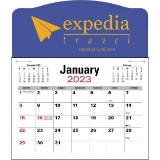 Purple Jumbo 3 Month Calendar Pad