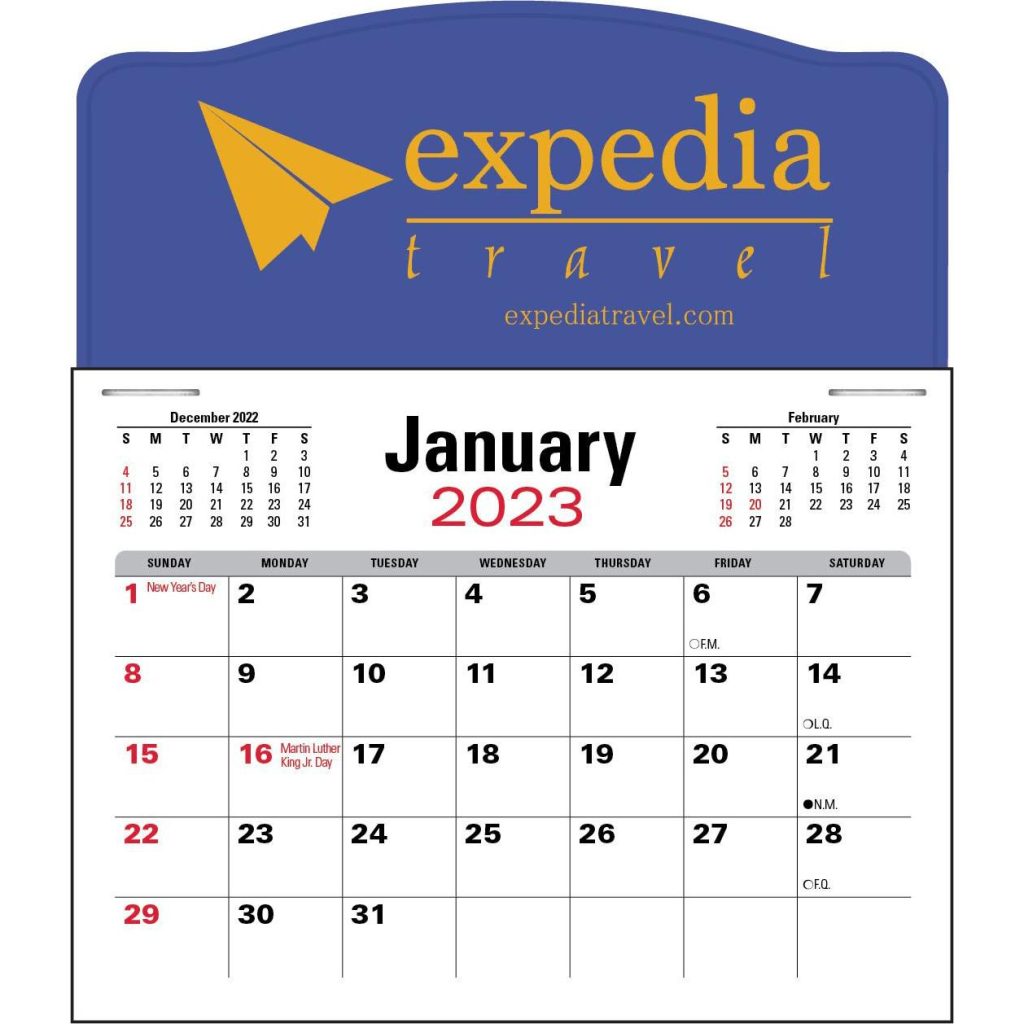 Custom Jumbo 3 Month Calendar Pads - Promotional Pens Singapore - Gifts VV Available in 2 awesome item colors 客製 - Promotional Pens Singapore - Gifts VV Purple Jumbo 3 Month Calendar Pad