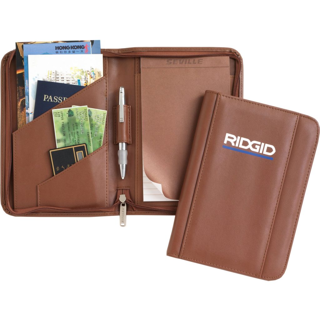 Printed Junior Padfolios - Promotional Pens Singapore - Gifts VV Available in 9 amazing item colors 客製 - Promotional Pens Singapore - Gifts VV Tan Junior Padfolio