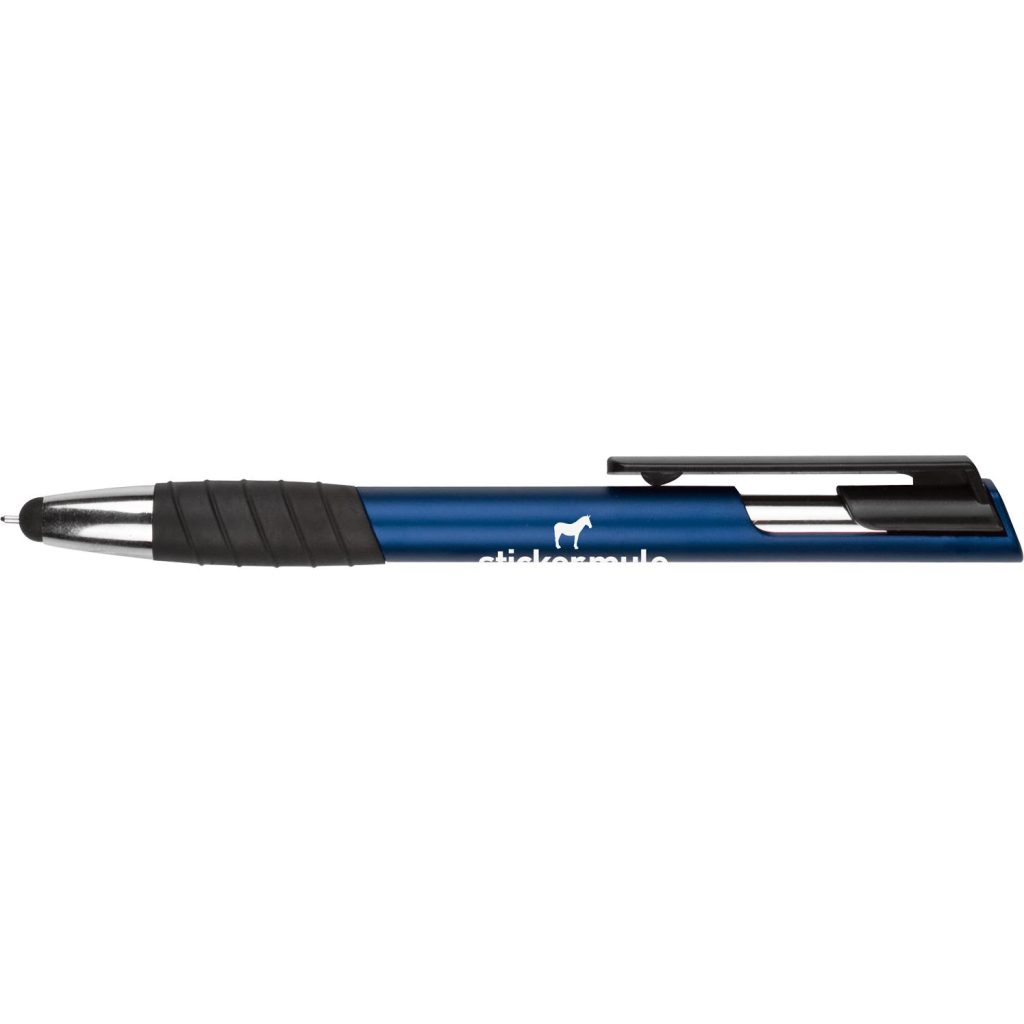 Blue Kickstand Super Glide Stylus Pen and Phone Stand