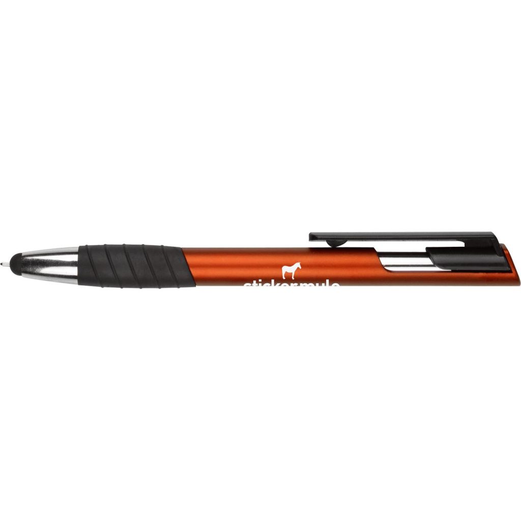 Orange Kickstand Super Glide Stylus Pen and Phone Stand