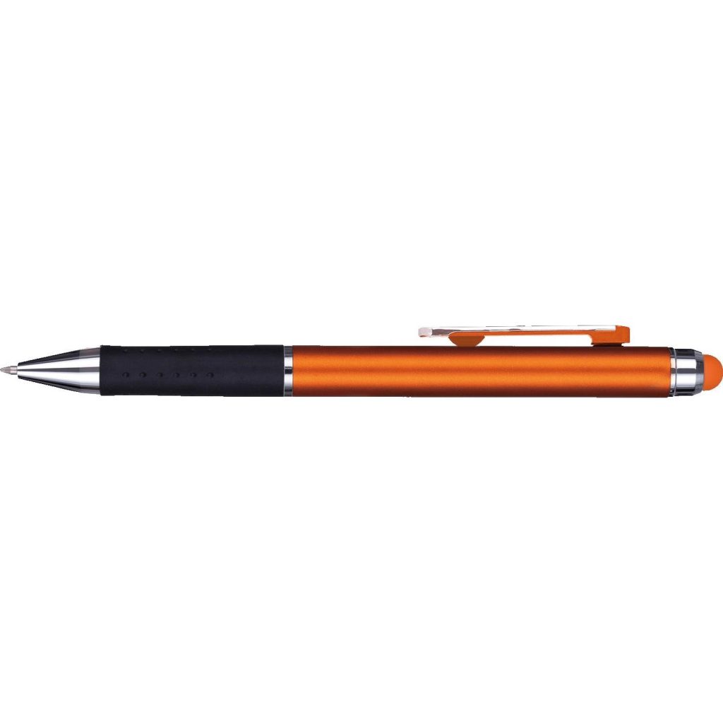 Customized Laredo Chrome Stylus Pens - Promotional Pens Singapore - Gifts VV Free Setup 客製 - Promotional Pens Singapore - Gifts VV Orange Laredo Chrome Stylus Pen