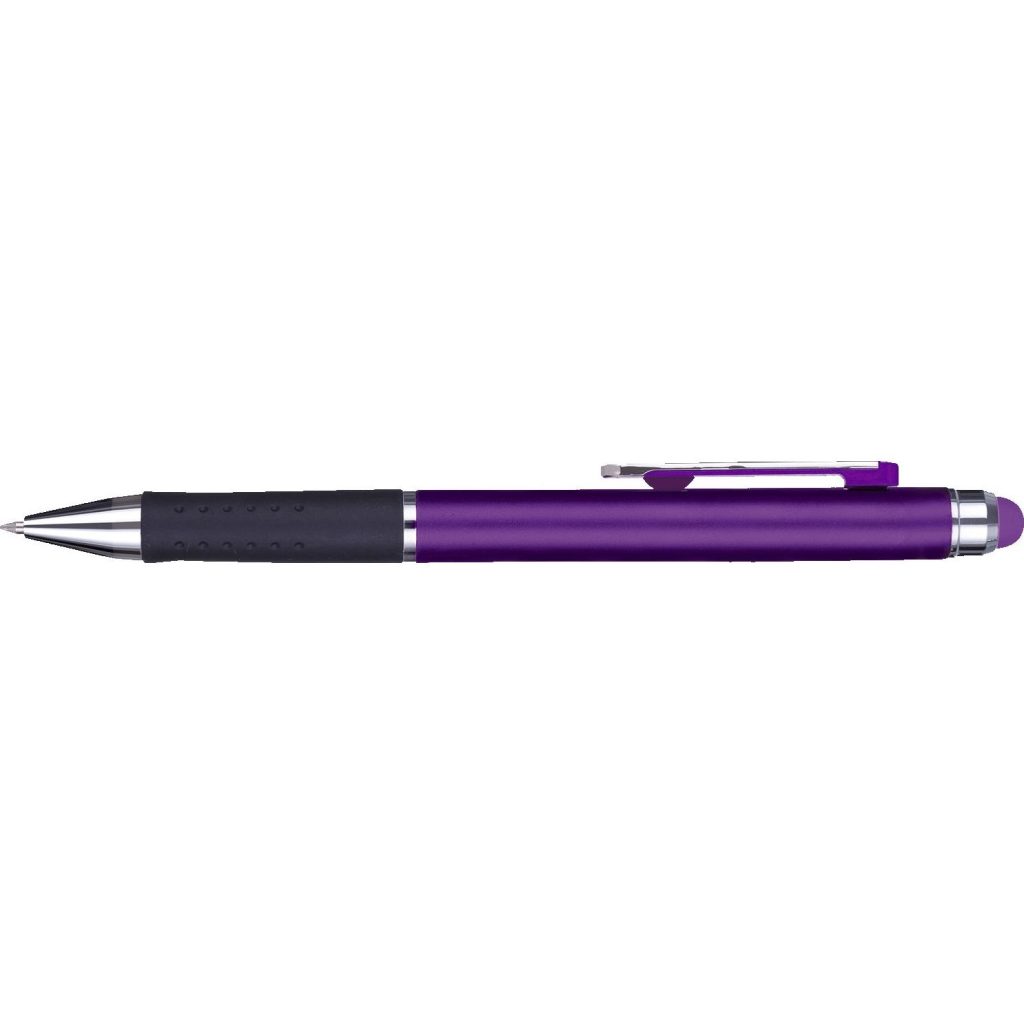 Customized Laredo Chrome Stylus Pens - Promotional Pens Singapore - Gifts VV Free Setup 客製 - Promotional Pens Singapore - Gifts VV Purple Laredo Chrome Stylus Pen