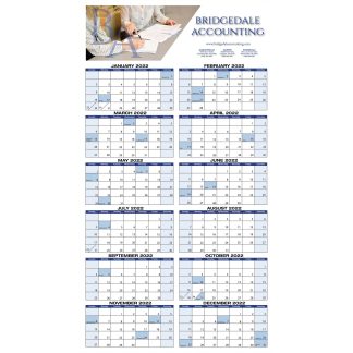 White Large Wall Calendar