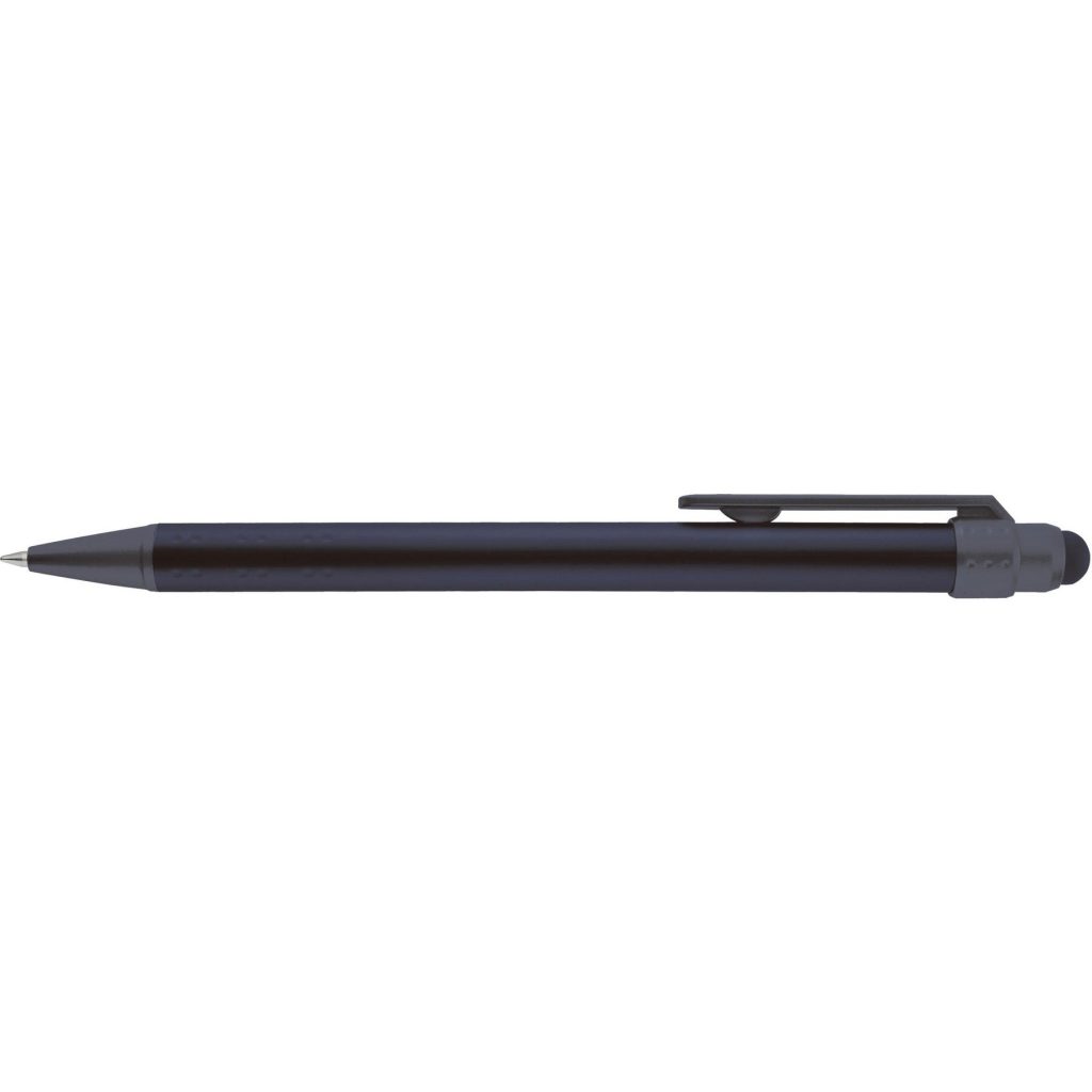 Logo Lavon Metallic Stylus Pens - Promotional Pens Singapore - Gifts VV Free Setup 客製 - Promotional Pens Singapore - Gifts VV Black Lavon Metallic Stylus Pen