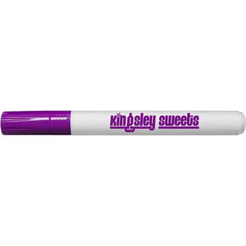 Purple / White Liquid Chalk Erasable Wipe Off Marker