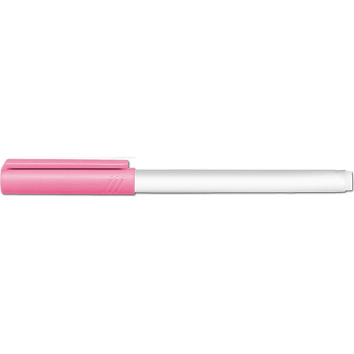 White / Pink Low Odor Fine Point Dry Erase Markers