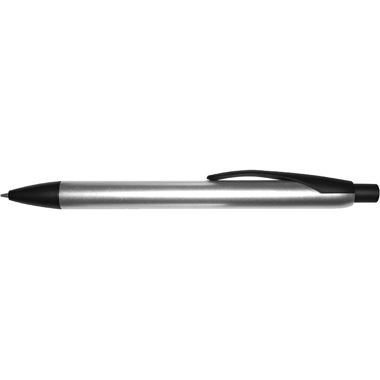 Promo Lux Retractable Ball Point Pens - Promotional Pens Singapore - Gifts VV Available in 5 amazing item colors 客製 - Promotional Pens Singapore - Gifts VV Silver / Black Lux Retractable Ball Point Pen