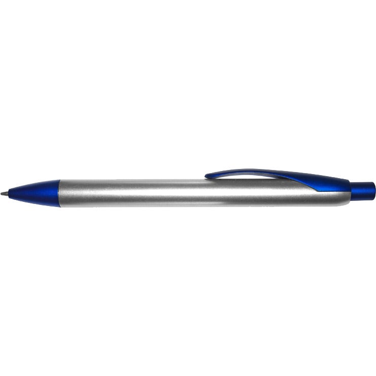 Promo Lux Retractable Ball Point Pens - Promotional Pens Singapore - Gifts VV Available in 5 amazing item colors 客製 - Promotional Pens Singapore - Gifts VV Silver / Blue Lux Retractable Ball Point Pen
