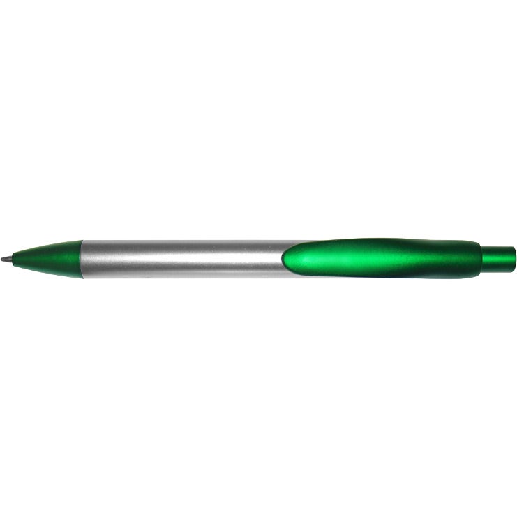Promo Lux Retractable Ball Point Pens - Promotional Pens Singapore - Gifts VV Available in 5 amazing item colors 客製 - Promotional Pens Singapore - Gifts VV Silver / Green Lux Retractable Ball Point Pen