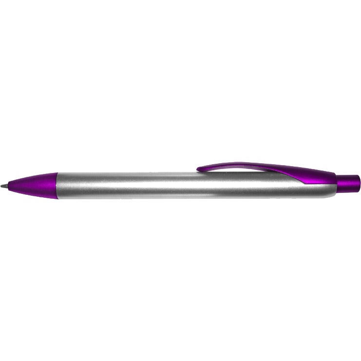 Promo Lux Retractable Ball Point Pens - Promotional Pens Singapore - Gifts VV Available in 5 amazing item colors 客製 - Promotional Pens Singapore - Gifts VV Silver / Purple Lux Retractable Ball Point Pen