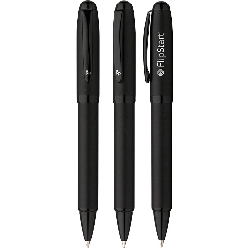 Custom Madison Ballpoint Pens - Promotional Pens Singapore - Gifts VV Writes in black ink 客製 - Promotional Pens Singapore - Gifts VV Black Madison Ballpoint Pen