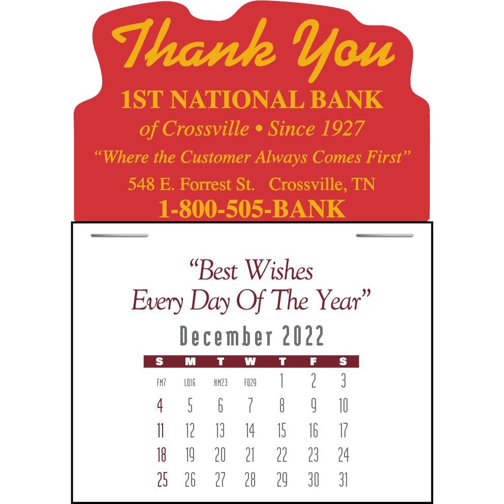Logo Magna Stick Contemporary Calendar Pads - Promotional Pens Singapore - Gifts VV Available in 5 amazing item colors 客製 - Promotional Pens Singapore - Gifts VV Red Magna Stick Contemporary Calendar Pad