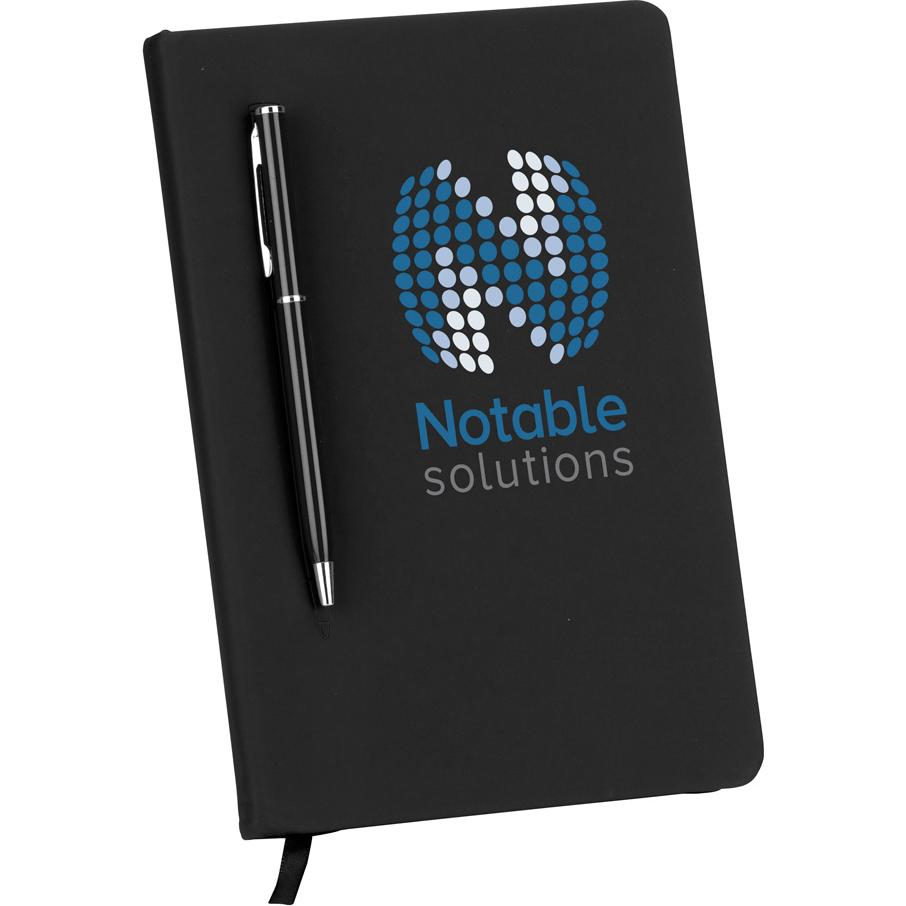 Marketing Magnus Notebooks - Promotional Pens Singapore - Gifts VV Available in 3 awesome item colors 客製 - Promotional Pens Singapore - Gifts VV Black Magnus Notebook