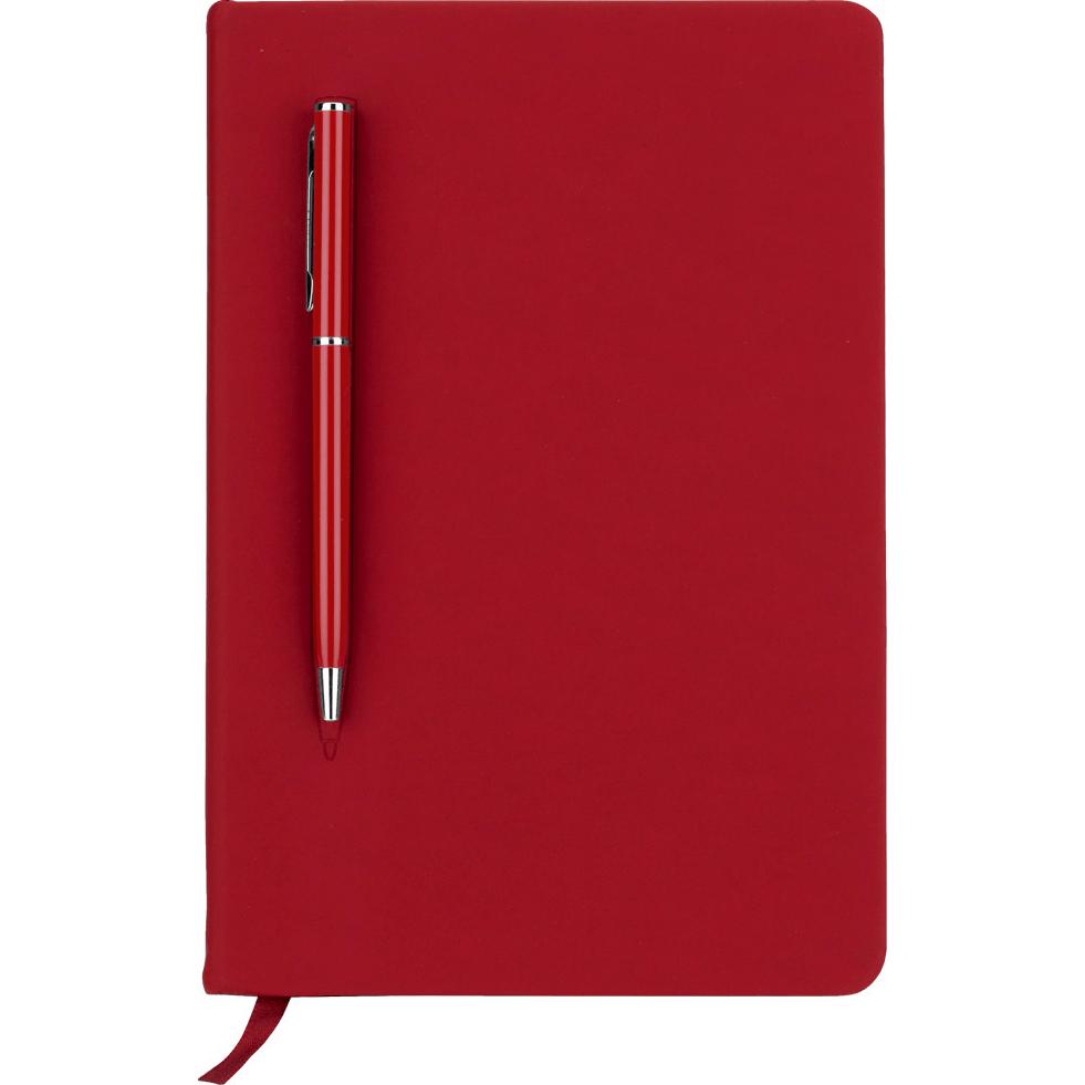 Marketing Magnus Notebooks - Promotional Pens Singapore - Gifts VV Available in 3 awesome item colors 客製 - Promotional Pens Singapore - Gifts VV Red Magnus Notebook