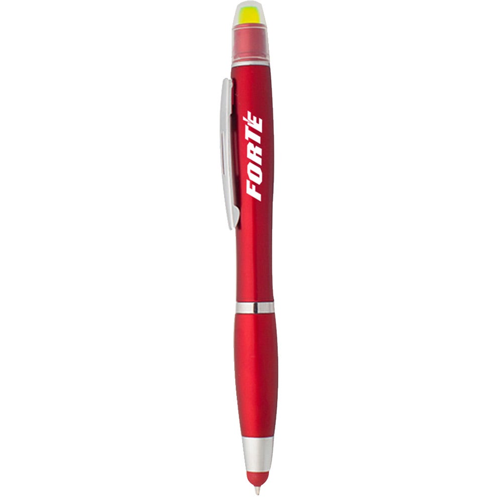 Red Maitland Gel Highlighter Stylus Pen