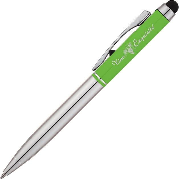 Lime Majestic Ballpoint Pen with Stylus