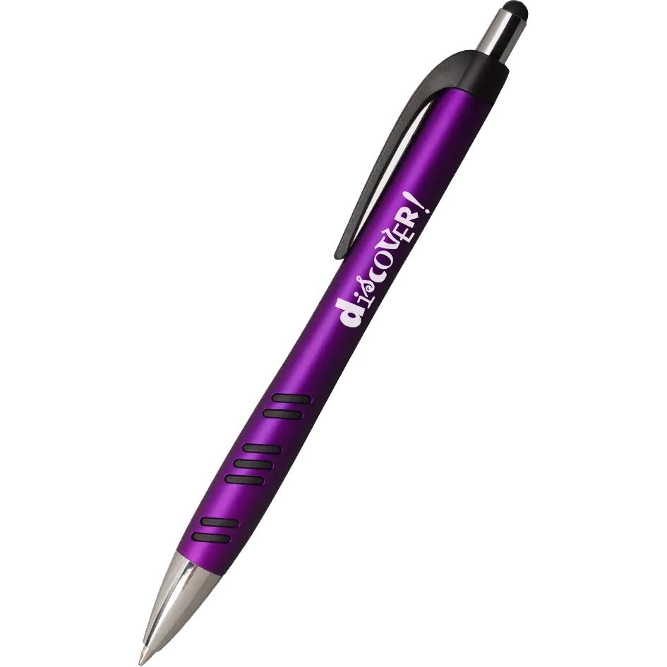 Printed Mantaray Stylus Pens - Promotional Pens Singapore - Gifts VV Available in 5 exciting item colors 客製 - Promotional Pens Singapore - Gifts VV Berry Purple Mantaray Stylus Pen