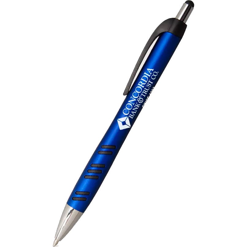 Printed Mantaray Stylus Pens - Promotional Pens Singapore - Gifts VV Available in 5 exciting item colors 客製 - Promotional Pens Singapore - Gifts VV Blue Mantaray Stylus Pen