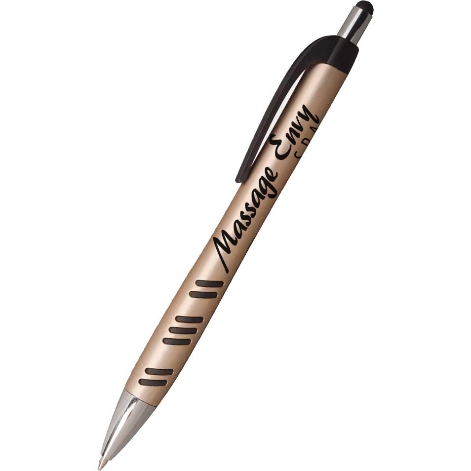 Printed Mantaray Stylus Pens - Promotional Pens Singapore - Gifts VV Available in 5 exciting item colors 客製 - Promotional Pens Singapore - Gifts VV Champagne Mantaray Stylus Pen