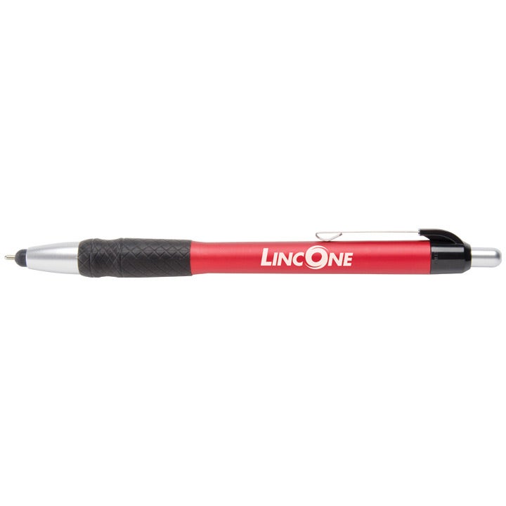 Imprinted MaxGlide Click Metallic Stylus Pens - Promotional Pens Singapore - Gifts VV Available in 4 amazing item colors 客製 - Promotional Pens Singapore - Gifts VV Red / Black MaxGlide Click Metallic Stylus Pen