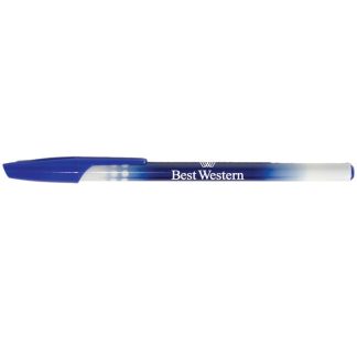 Blue / White MaxGlide Stick Pen