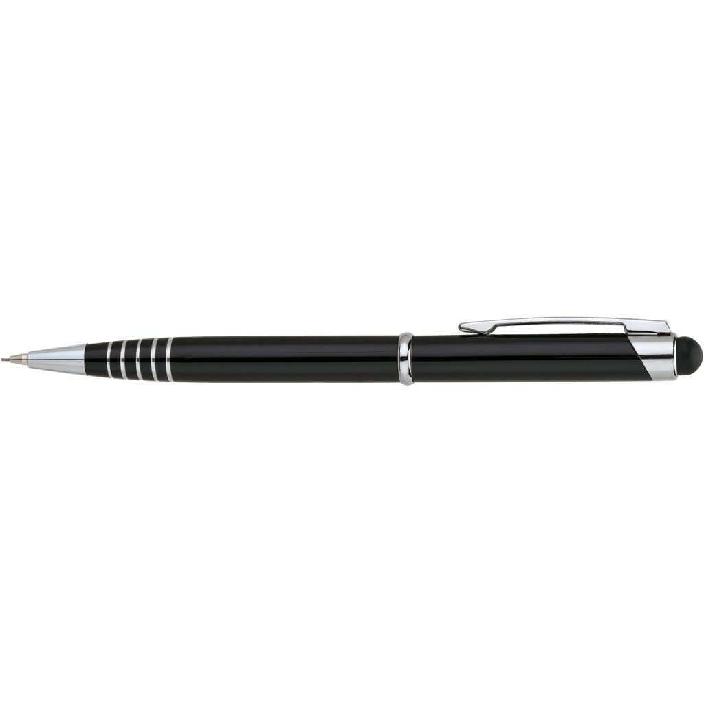 Promo Mechanical Pencil and Stylus - Promotional Pens Singapore - Gifts VV Available in 4 exciting item colors 客製 - Promotional Pens Singapore - Gifts VV Black Mechanical Pencil and Stylus