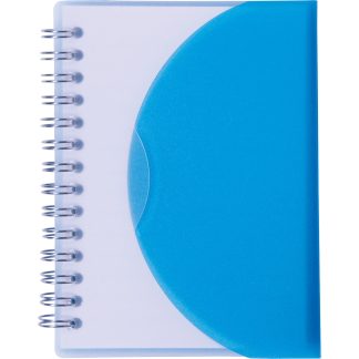Translucent Blue Medium Curve Notebook