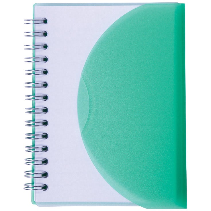 Advertising Medium Curve Notebooks - Promotional Pens Singapore - Gifts VV Available in 6 amazing item colors 客製 - Promotional Pens Singapore - Gifts VV Translucent Green Medium Curve Notebook