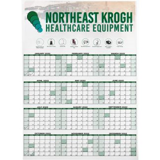 White Medium Wall Calendar
