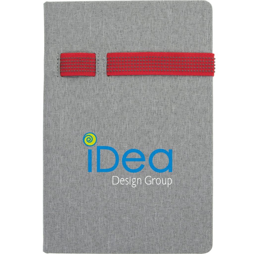 Promo Meridian Journals - Promotional Pens Singapore - Gifts VV Available in 3 exciting item colors 客製 - Promotional Pens Singapore - Gifts VV Gray / Red Meridian Journal
