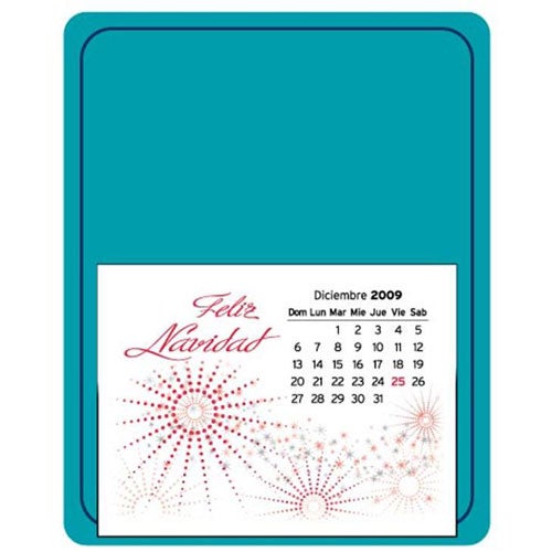 Giveaway Message Maximizer Press N Stick Calendars - Promotional Pens Singapore - Gifts VV Available in 27 exciting item colors 客製 - Promotional Pens Singapore - Gifts VV Teal Message Maximizer Press N Stick Calendar