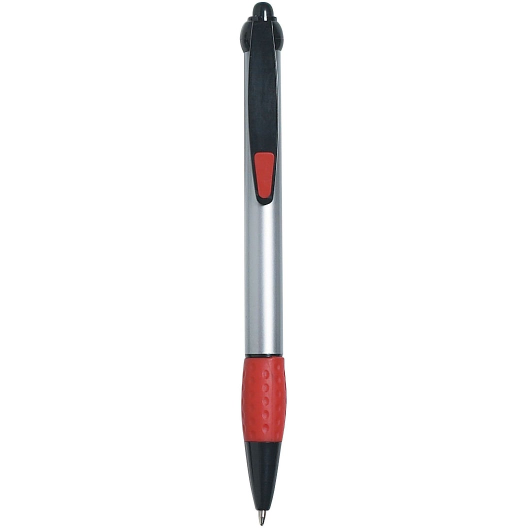 Silver with Red Accents Metro Pen