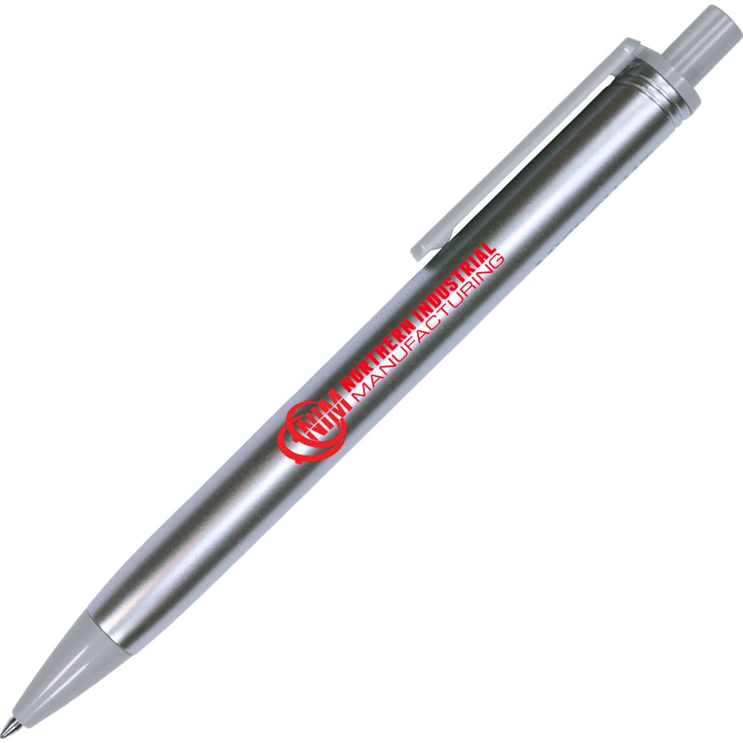 Imprinted MicroHalt Gel Pens - Promotional Pens Singapore - Gifts VV Free Setup 客製 - Promotional Pens Singapore - Gifts VV Silver MicroHalt Gel Pen