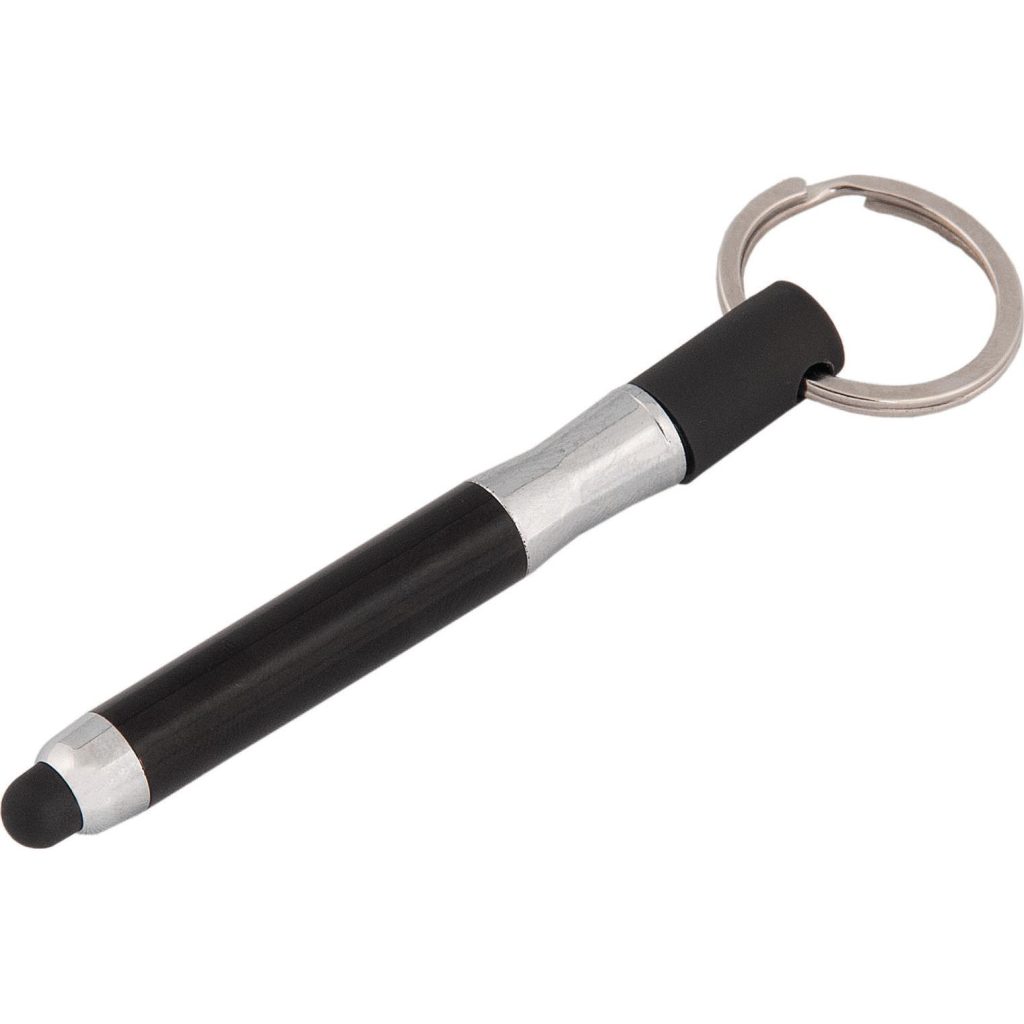 Logo Mini Key Ring Stylus Pens - Promotional Pens Singapore - Gifts VV Available in 2 amazing item colors 客製 - Promotional Pens Singapore - Gifts VV Black / Silver Mini Key Ring Stylus Pen