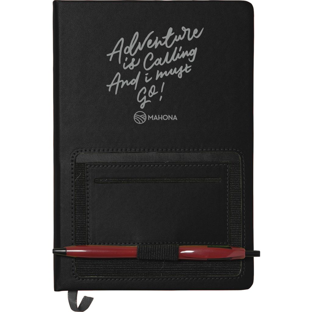 Advertising Moda Notebooks - Promotional Pens Singapore - Gifts VV Available in 4 awesome item colors 客製 - Promotional Pens Singapore - Gifts VV Black Moda Notebook