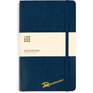 Sapphire Blue Moleskine Soft Cover Ruled Large Notebook