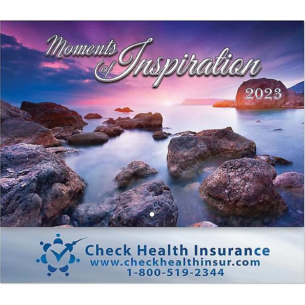 Promo Moments of Inspiration Stapled Wall Calendars - Promotional Pens Singapore - Gifts VV Your design foil stamped 客製 - Promotional Pens Singapore - Gifts VV See Item Moments of Inspiration Stapled Wall Calendar