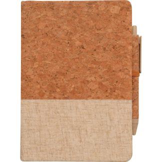 Brown Montado Cork and Linen Journal