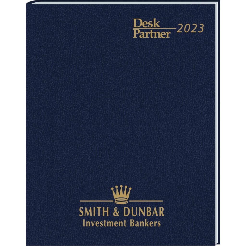 Promo Desk Partner Stitched to Covers - Promotional Pens Singapore - Gifts VV Available in 2 amazing item colors 客製 - Promotional Pens Singapore - Gifts VV Navy Desk Partner Stitched to Cover