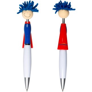 Blue / White MopTopper Superhero Pen