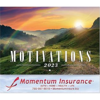 See Item Motivations Stapled Wall Calendar