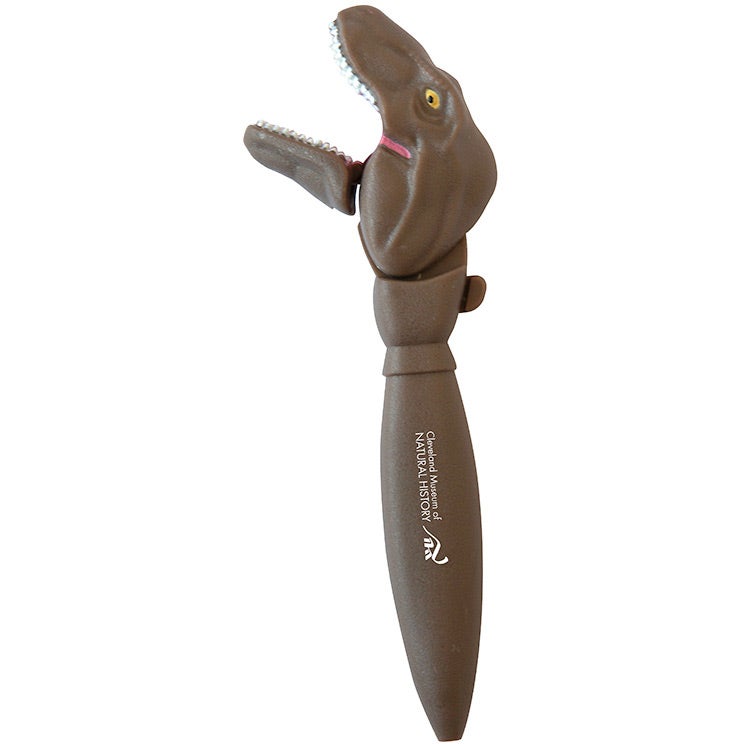 Imprinted Moving TRex Pens - Promotional Pens Singapore - Gifts VV Your design pad printed 客製 - Promotional Pens Singapore - Gifts VV Brown Moving TRex Pen