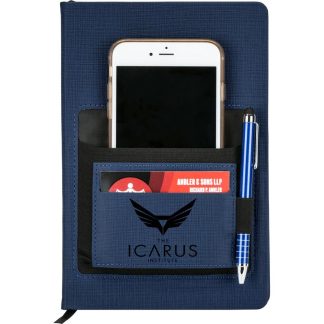 Navy Blue Multi Pocket Notebook