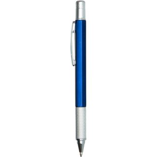 Blue Multi Tool Pen with Level