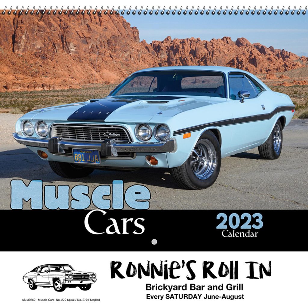 See Item Muscle Cars Wall Calendar