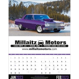 See Item Muscle Cars - Executive Calendar