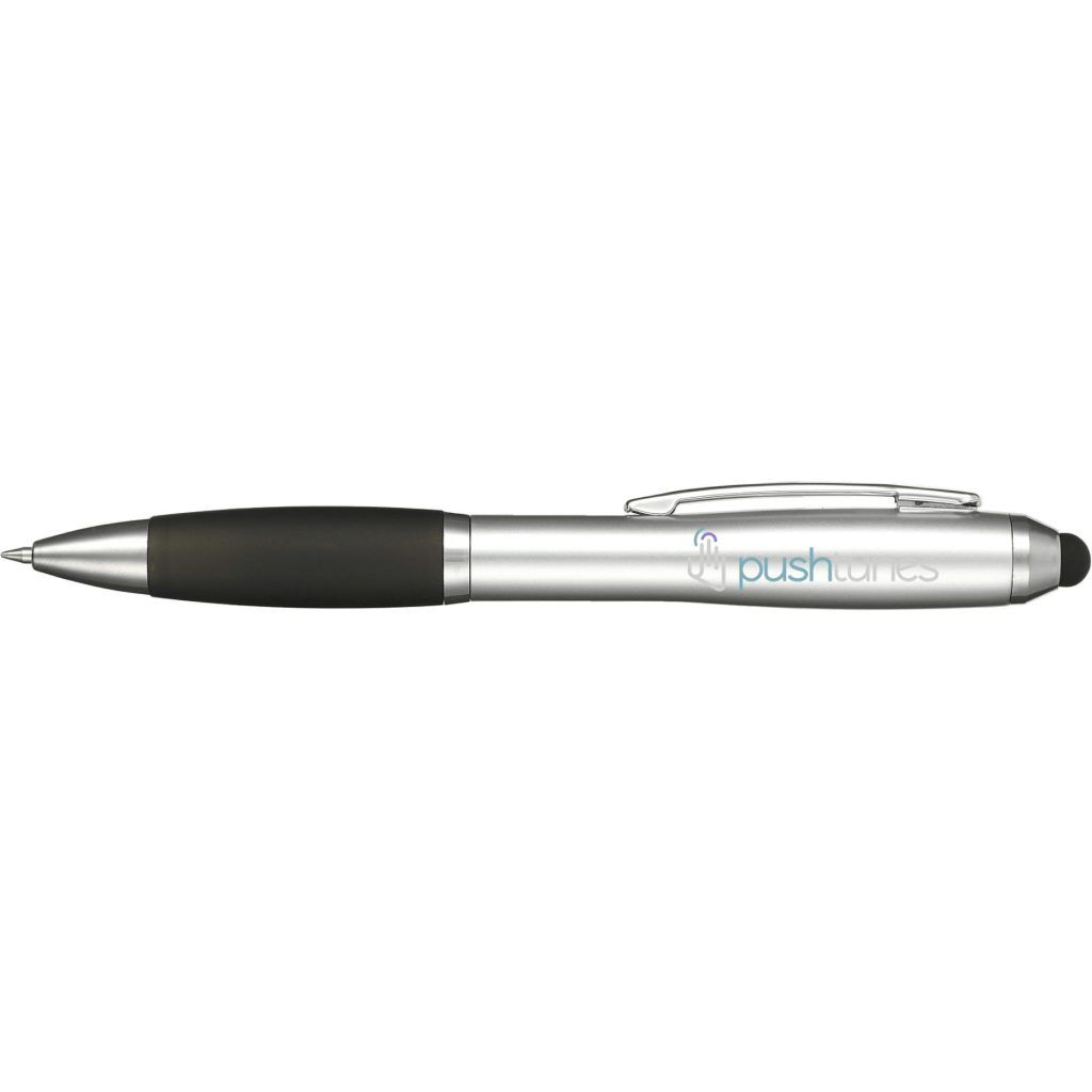 Promo Nash Gel Stylus Pens - Promotional Pens Singapore - Gifts VV Available in 5 exciting item colors 客製 - Promotional Pens Singapore - Gifts VV Silver / Black Nash Gel Stylus Pen