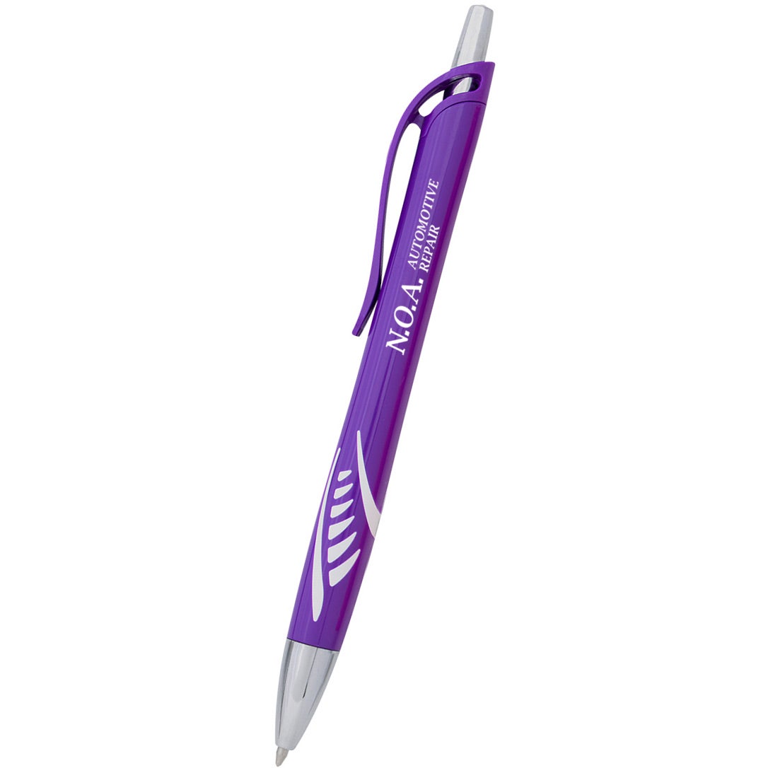 Custom Neira Pens - Promotional Pens Singapore - Gifts VV Available in 7 awesome item colors 客製 - Promotional Pens Singapore - Gifts VV Purple / Silver Neira Pen