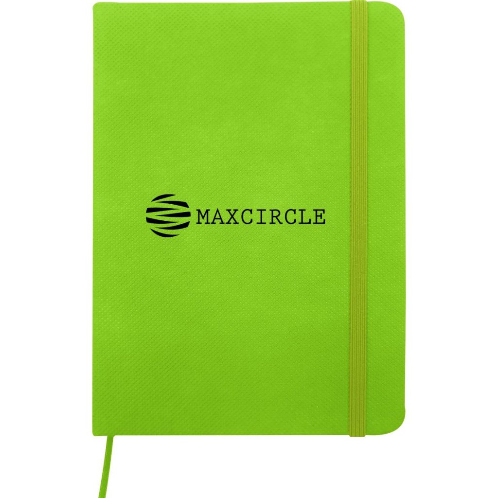 Marketing Neo Non-Woven Journals - Promotional Pens Singapore - Gifts VV Available in 7 awesome item colors 客製 - Promotional Pens Singapore - Gifts VV Lime Green Neo Non-Woven Journal